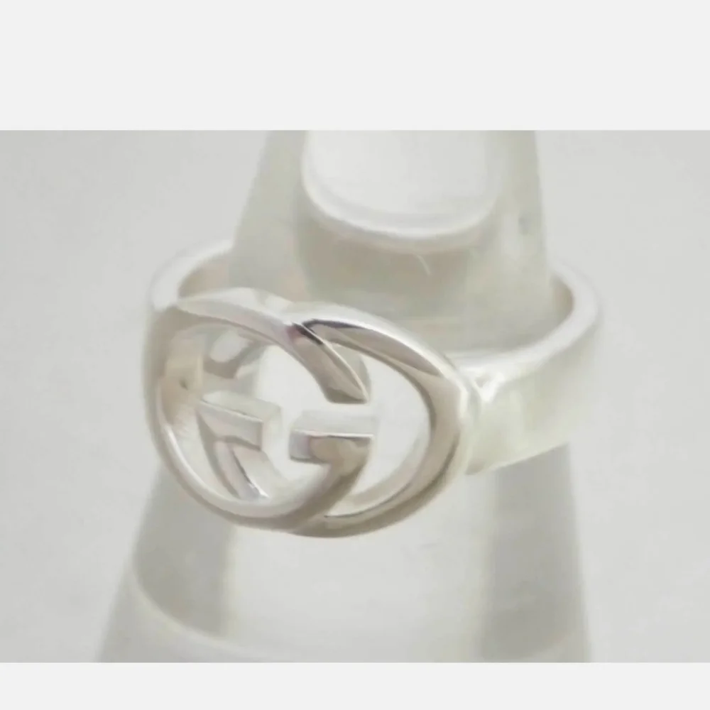 GORGEOUS STERLING SILVER 925 GUCCI RING SIZE 6 to 7 - Picture 2 of 8